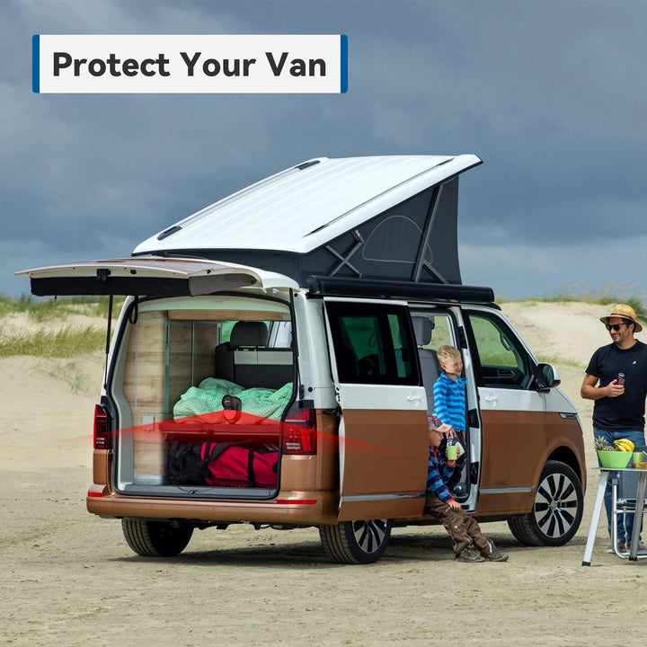 CPVAN Motion Detector for Home Burglary Security Protection Wireless Motion Sensor with Door Sensor Alarm and Remote Control