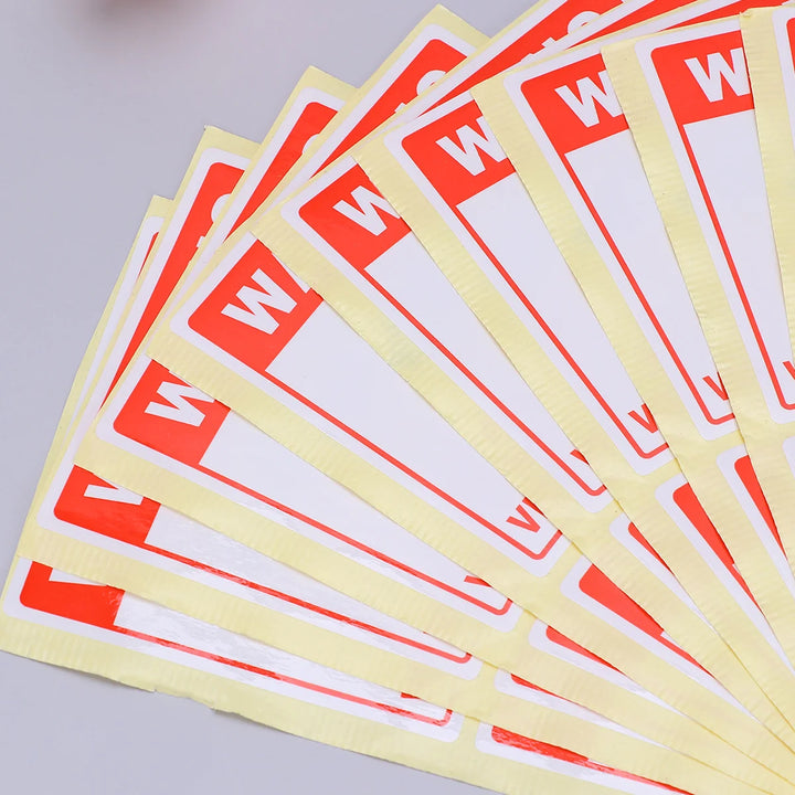 20 Pcs Security Camera Warning Sign Sticker