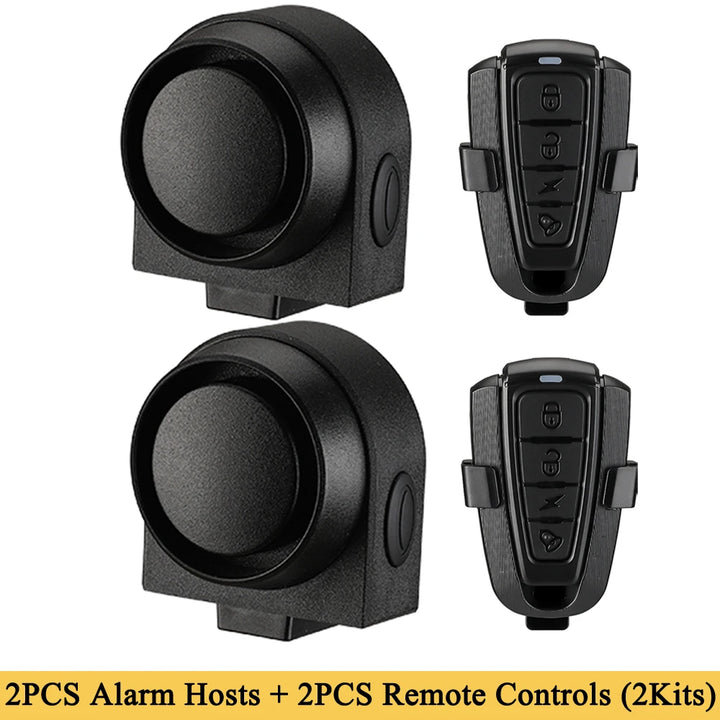 Anchtek Motorcycle Bike Alarm USB Charging Wireless  Anti theft 115dB Vibration Detector Electric Moto Car Alarm System