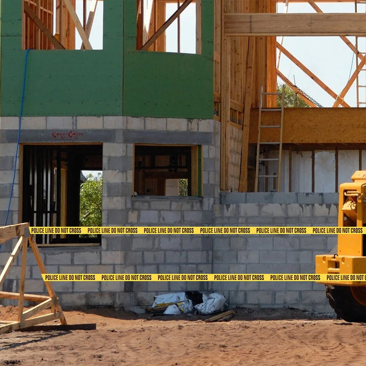 2 Pcs  Tape Security - Barricade - Caution - Safety - Roadway Traffic -  Signal Warning