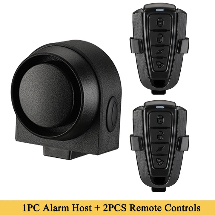 Anchtek Motorcycle Bike Alarm USB Charging Wireless  Anti theft 115dB Vibration Detector Electric Moto Car Alarm System