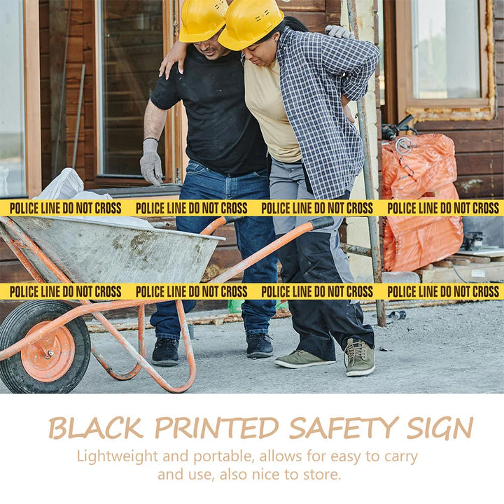 2 Pcs  Tape Security - Barricade - Caution - Safety - Roadway Traffic -  Signal Warning