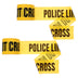 2 Pcs  Tape Security - Barricade - Caution - Safety - Roadway Traffic -  Signal Warning