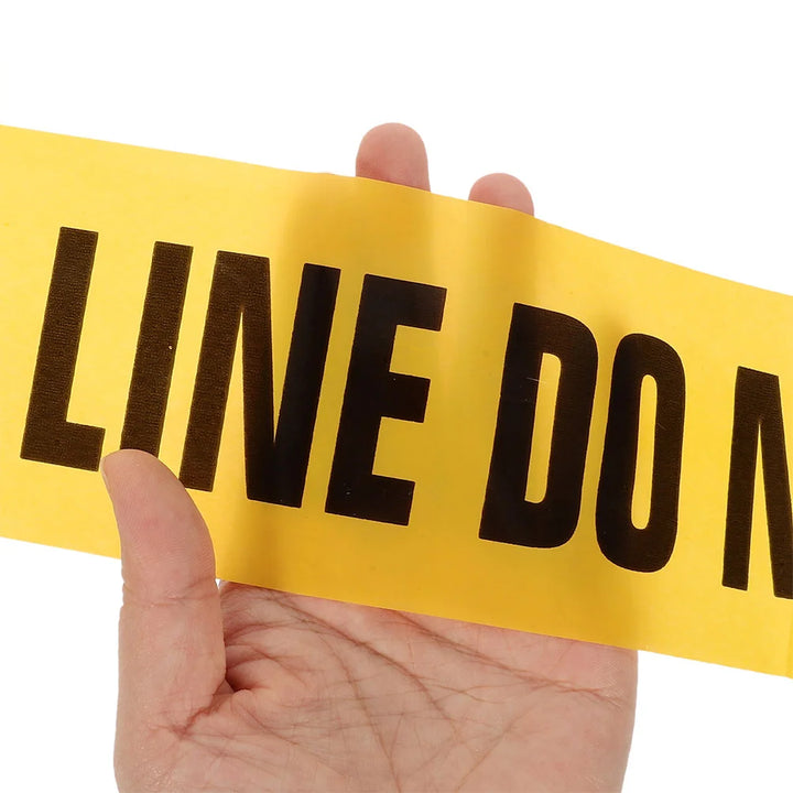 2 Pcs  Tape Security - Barricade - Caution - Safety - Roadway Traffic -  Signal Warning