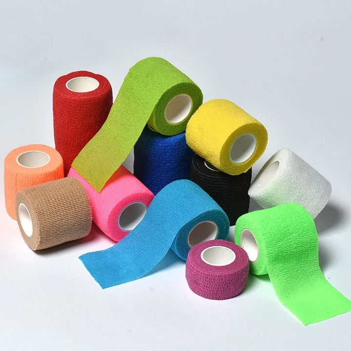 Self-adhesive elastic bandage for first aid kit