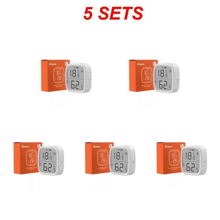 SONOFF SNZB-02D Zigbee Temperature Humidity Sensor Smart Home Remote Real-time Monitor Via Ewelink Alexa Google Home Assistant