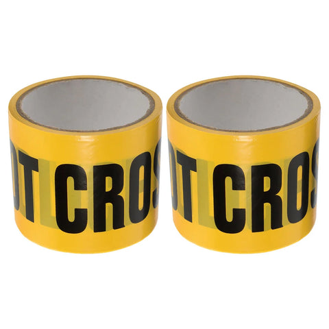 2 Pcs  Tape Security - Barricade - Caution - Safety - Roadway Traffic -  Signal Warning