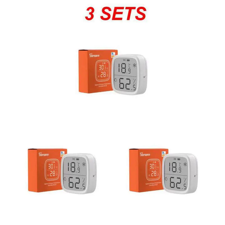 SONOFF SNZB-02D Zigbee Temperature Humidity Sensor Smart Home Remote Real-time Monitor Via Ewelink Alexa Google Home Assistant