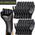 Black PVC disposable gloves for - General use