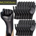 Black PVC disposable gloves for - General use